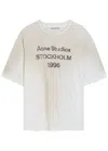 Acne Studios Exford U 1996 Cotton Blend T-shirt In White