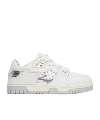 Acne Studios Logo Printed Sneakers In White
