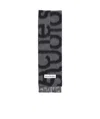 Acne Studios Logo Scarf In Black