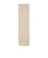 Acne Studios Logo Scarf In Neutral