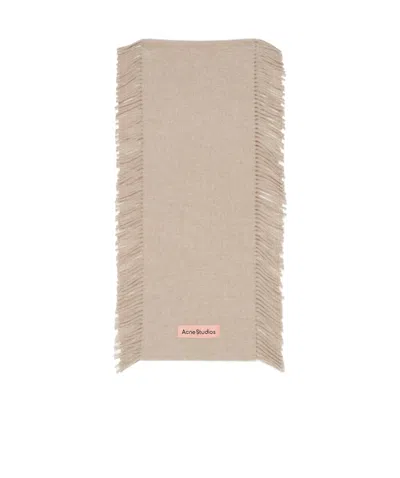 ACNE STUDIOS WOOL FRINGED-EDGE SCARF