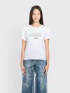Acne Studios Logo Short Sleeve T-shirt In White