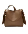Acne Studios Musubi Mini Shoulder Bag In Camel Brown