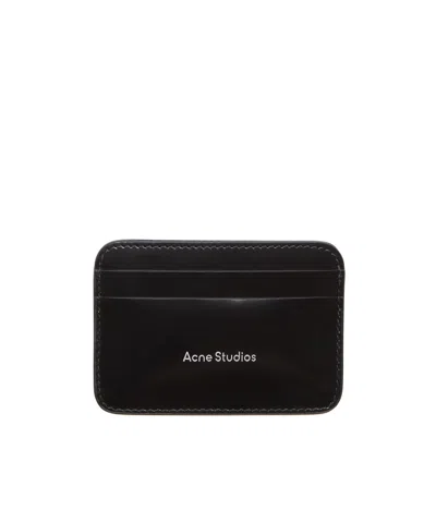 ACNE STUDIOS LOGO STAMP LEATHER WALLET