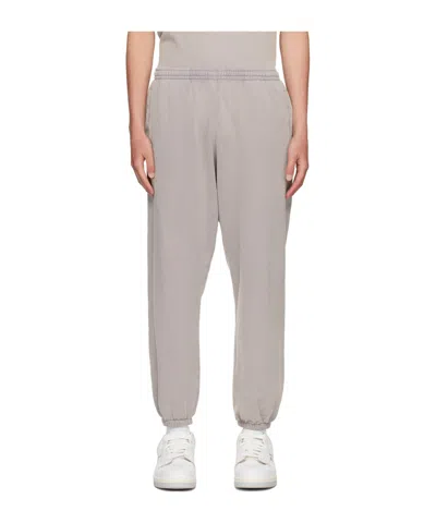 Acne Studios Logo Sticker Sweatpants In Nude