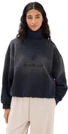 Acne Studios Logo Sweater Navy Blue In Navy Blue