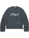 Acne Studios Logo Sweatshirt In Grey