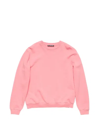Acne Studios Logo Sweatshirt In Pink