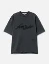 Acne Studios Black Relaxed Fit Logo T-shirt