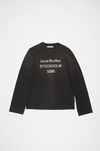 ACNE STUDIOS LOGO-T-SHIRT – LOCKERE PASSFORM