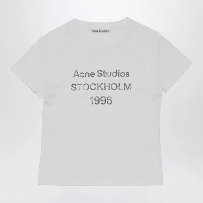 Acne Studios Logo T-shirt Off White