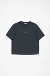 Acne Studios Logo T-shirt In Schwarz