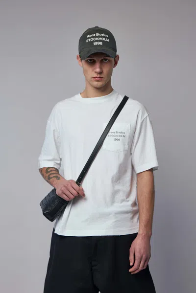 Acne Studios Logo T-shirt In White