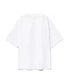 Acne Studios Logo-tag Cotton T-shirt In White