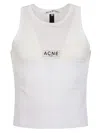 Acne Studios Logo Tank Top In White