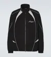 Acne Studios Logo Technical Jacket In Black