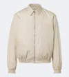 Acne Studios Logo Technical Jacket In Sand