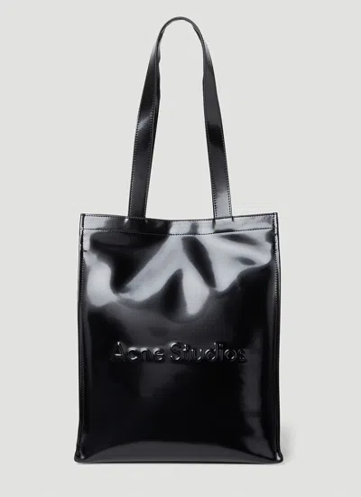Acne Studios Logo Tote Bag In Black