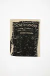 Acne Studios Logo Towel In Beige,black