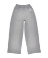 Acne Studios Logo Sweatpants Grey Melange In Gray
