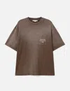 Acne Studios Logo T-shirt In Brown