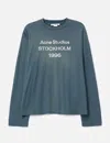 Acne Studios Logo T-shirt In Blue