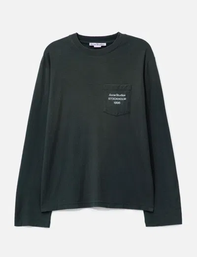 Acne Studios Logo T-shirt In Black