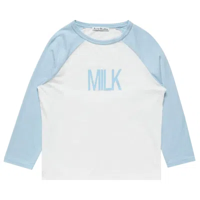 Pre-owned Acne Studios Logo T-shirt 'blue/white' | Men's Size M