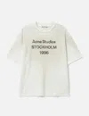 Acne Studios Logo T-shirt Relaxed Fit In White