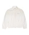 Acne Studios Logo Zip-up Jacket In White
