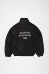 Acne Studios Logo Zipper Jacket In Black