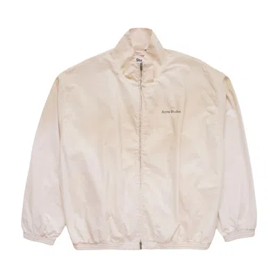 Pre-owned Acne Studios Logo Zipper Jacket 'dusty White' | Men's Size 54