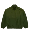 Acne Studios Logo Zipper Jacket Forest Green In Green