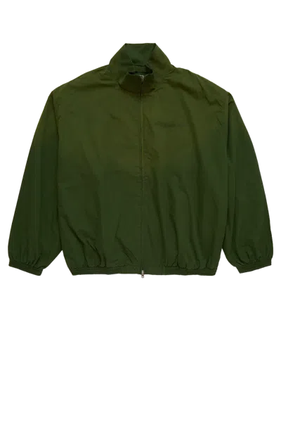 Acne Studios Logo Zipper Jacket Forest Green