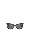 Acne Studios Logo-detail Square-frame Sunglasses In Black