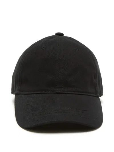 Acne Studios Logo-embroidered Baseball Cap In Schwarz