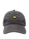 Acne Studios Baseballkappe Mit Logo-patch In Black