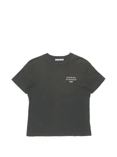 Acne Studios Logo-print T-shirt In Animal Print