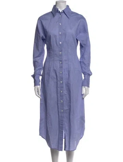 Pre-owned Acne Studios Long Dress In Blue