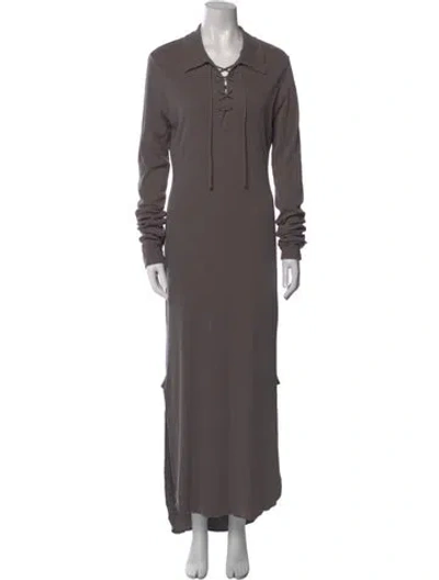 Pre-owned Acne Studios Long Dress In Brown