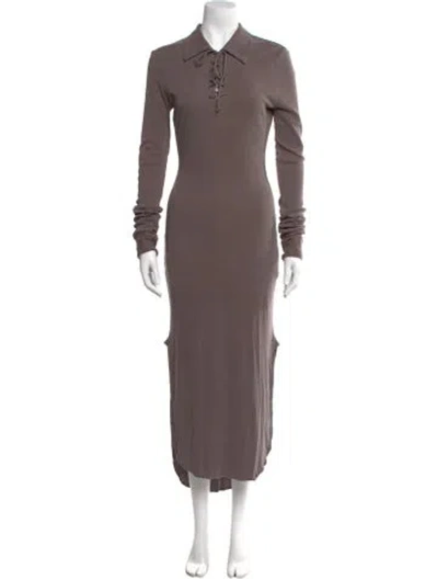 Pre-owned Acne Studios Long Dress In Neutral