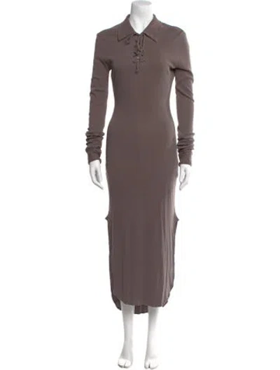 Pre-owned Acne Studios Long Dress In Neutral