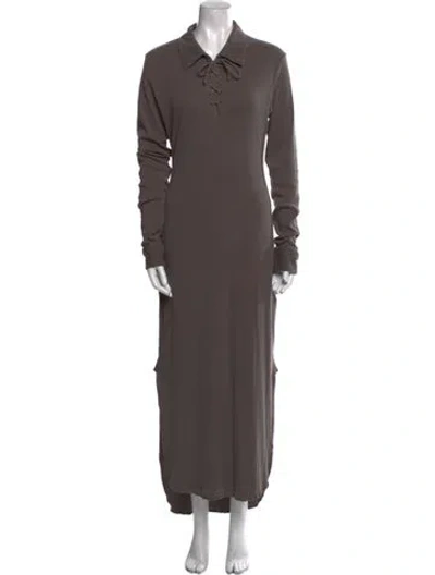 Pre-owned Acne Studios Long Dress In Neutral