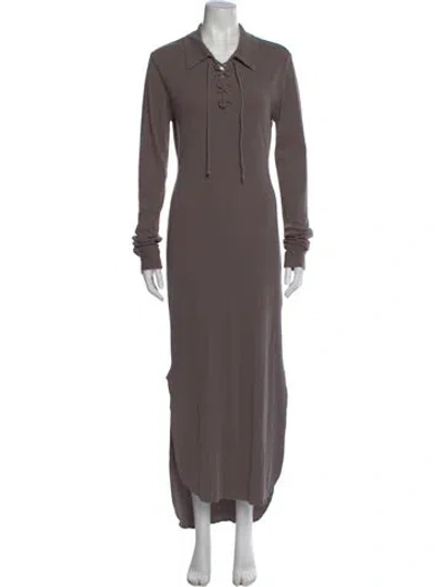 Pre-owned Acne Studios Long Dress In Neutral