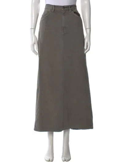 Pre-owned Acne Studios Long Skirt In Gray
