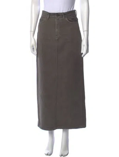 Pre-owned Acne Studios Long Skirt In Gray