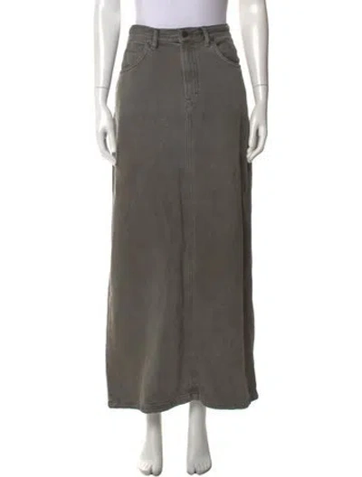 Pre-owned Acne Studios Long Skirt In Gray