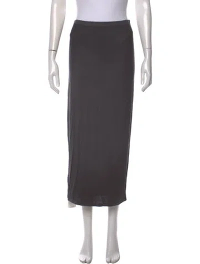 Pre-owned Acne Studios Long Skirt In Gray