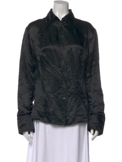 Pre-owned Acne Studios Long Sleeve Button-up Top In Multi