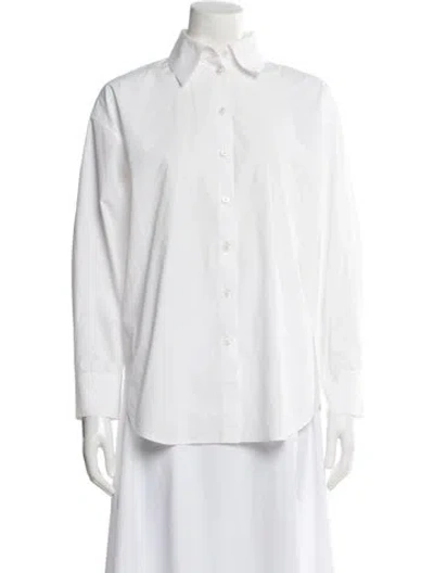 Pre-owned Acne Studios Long Sleeve Button-up Top In Neutral
